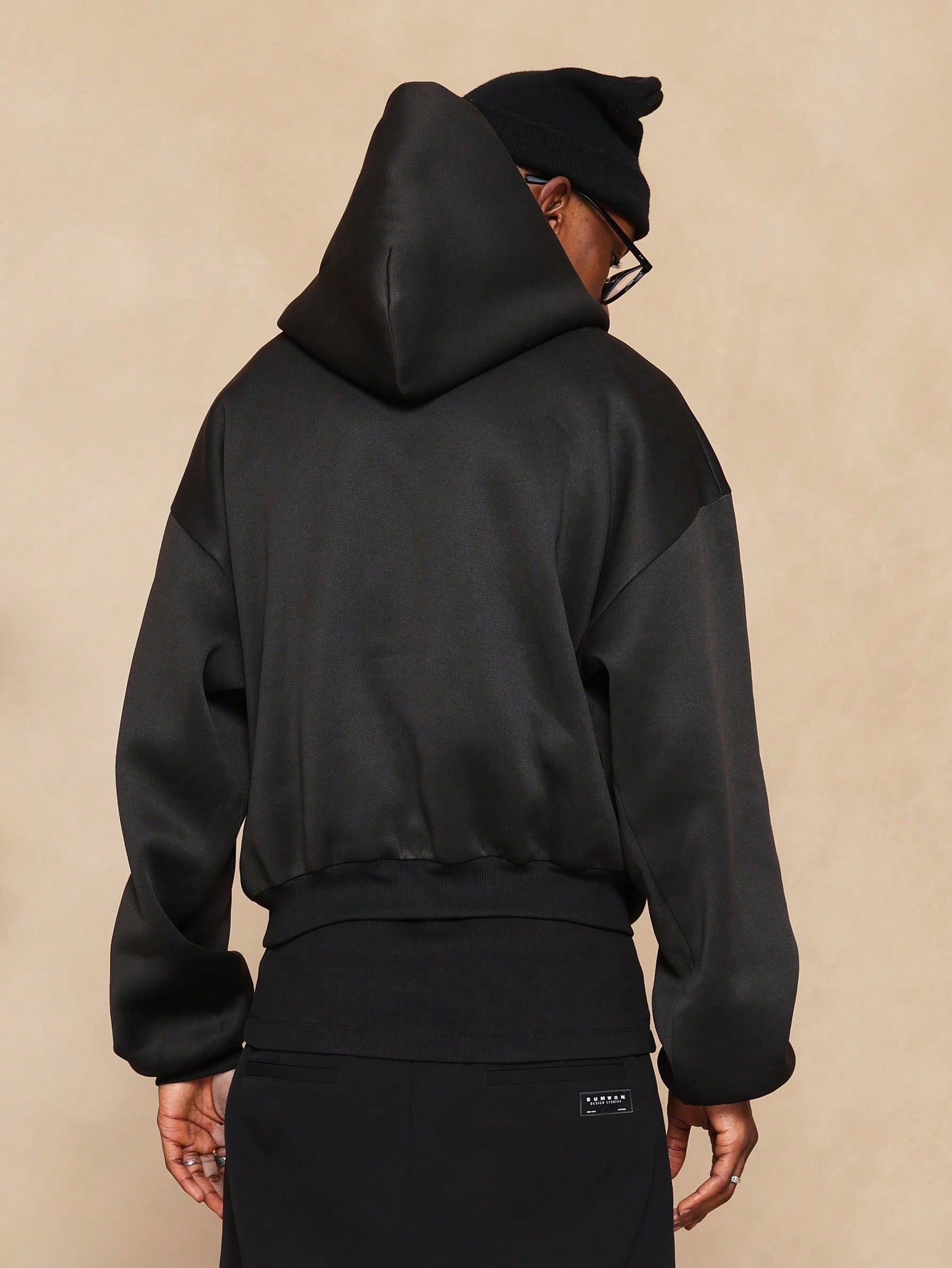 Crop Fit Overhead Heavyweight Essential Hoodie