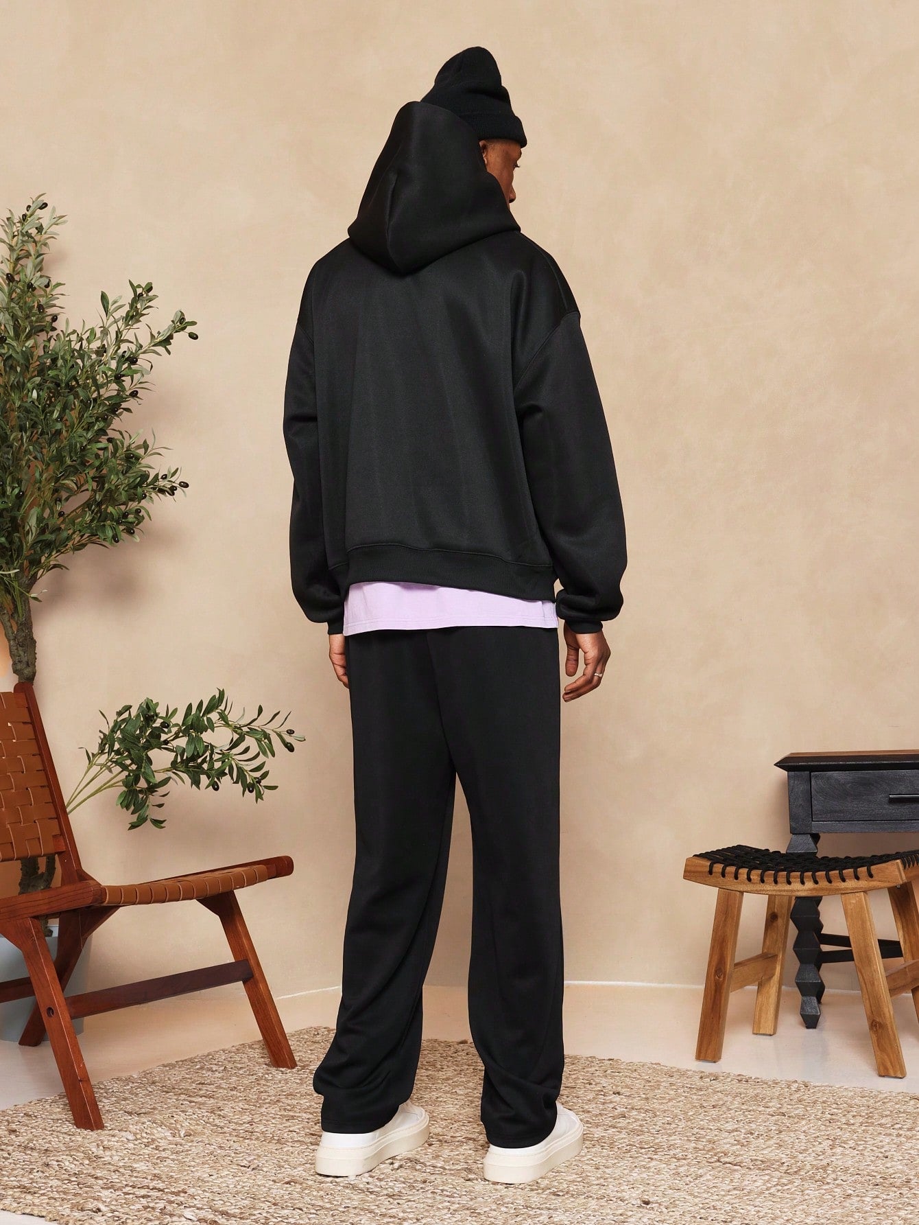 Regular Fit Overhead Heavyweight Essential Hoodie