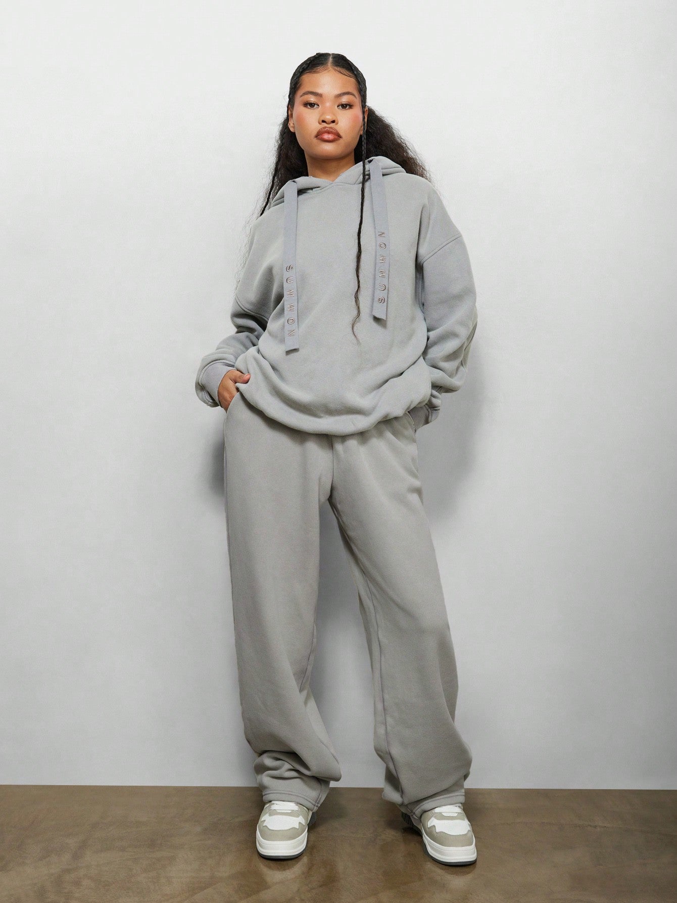 SUMWON WOMEN Loose Fit Washed Sweatpants