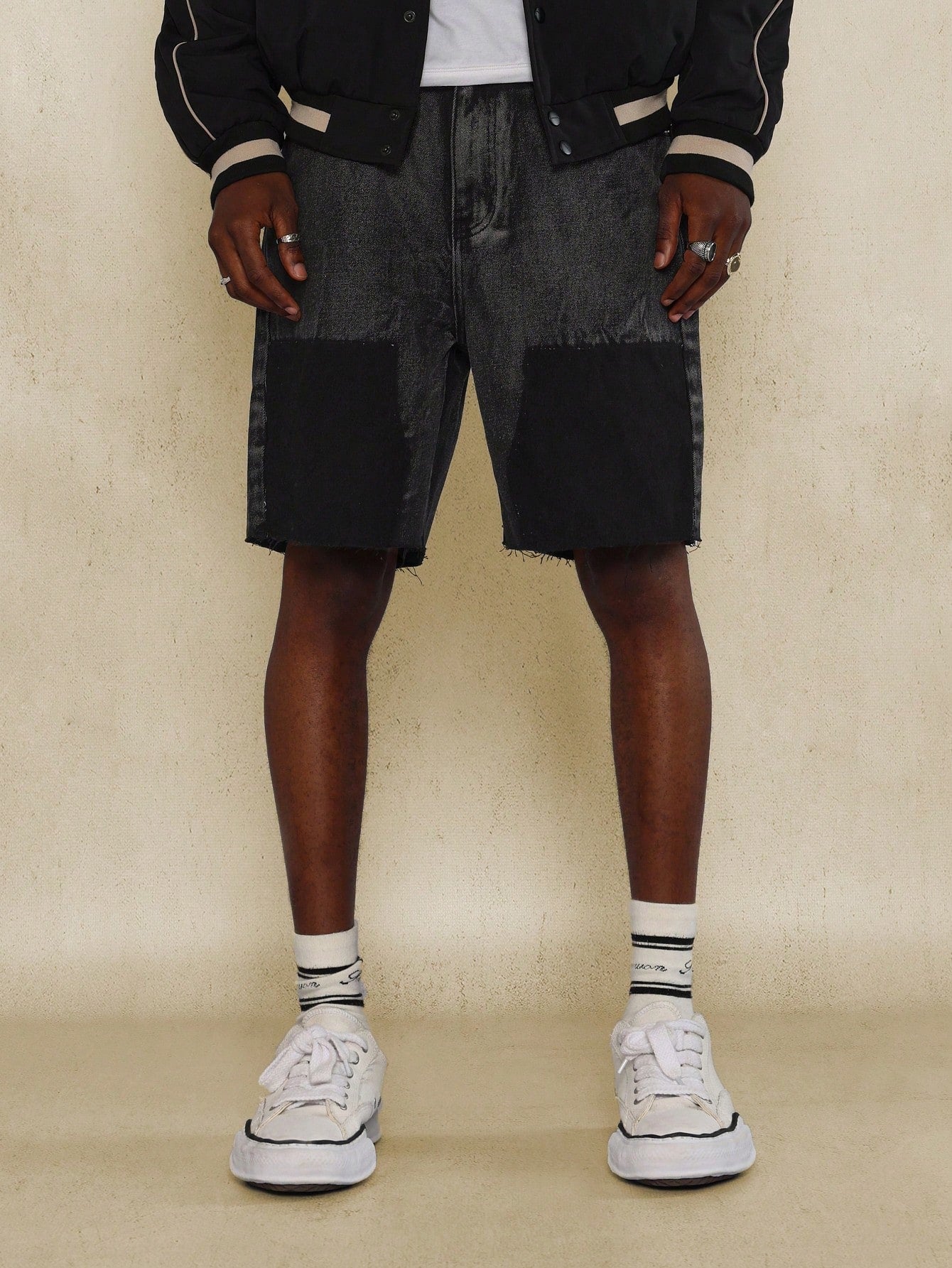 Raw Edge Denim Short