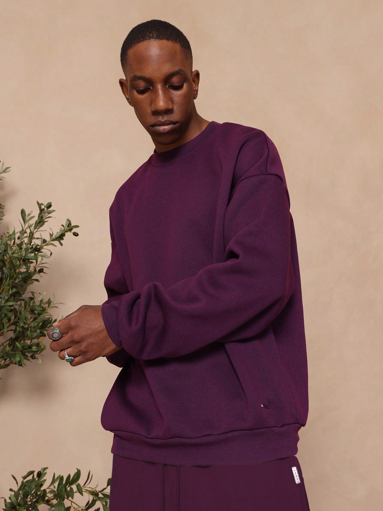 Regular Fit Heavyweight Essential Sweatshirt