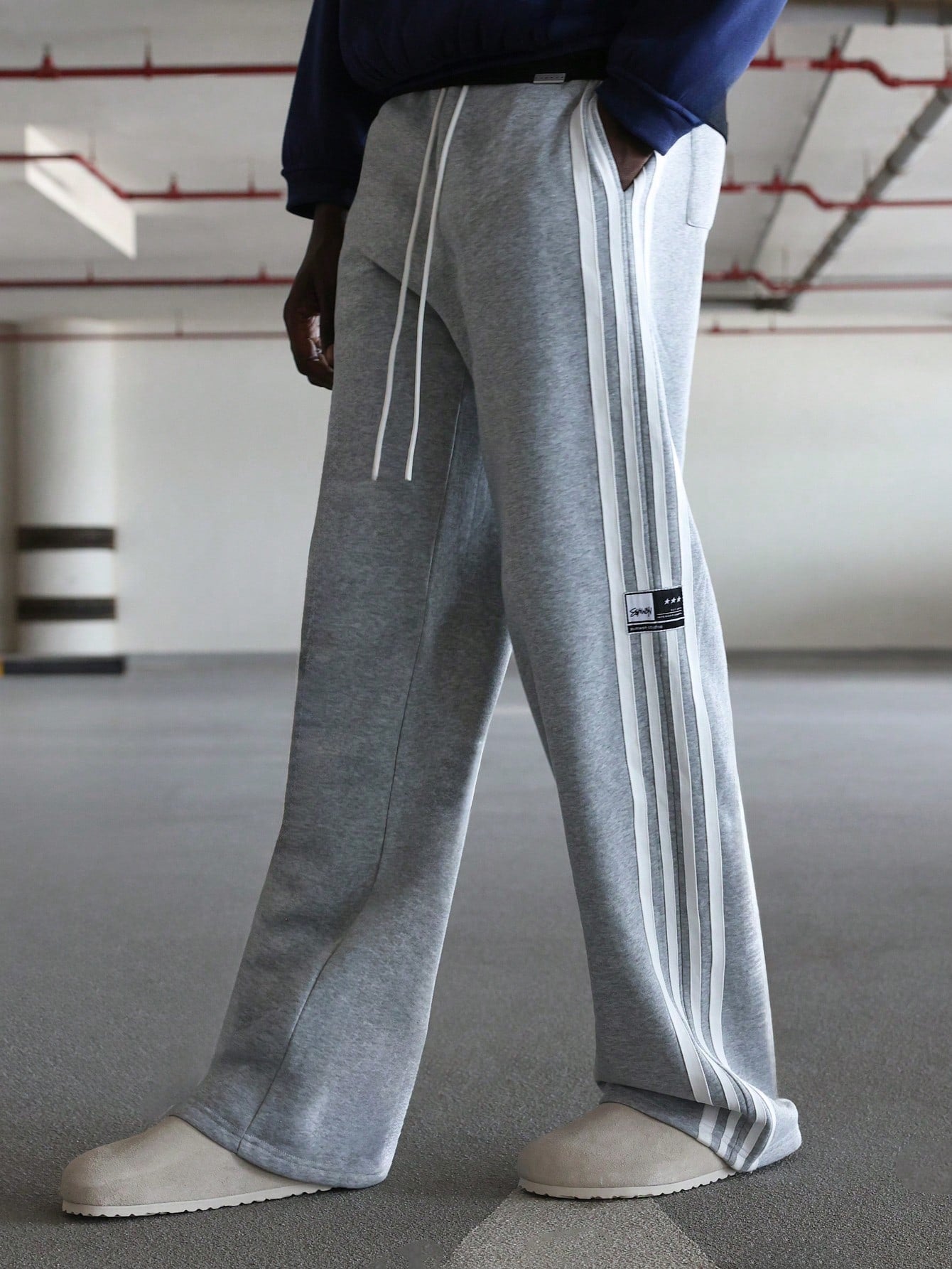 Wide Fit Stripe Jogger