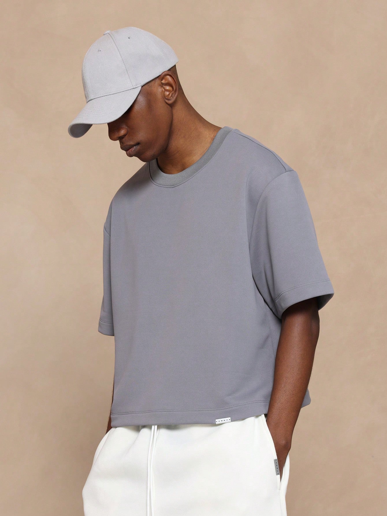 Crop Fit Premium Heavyweight Essential Tee