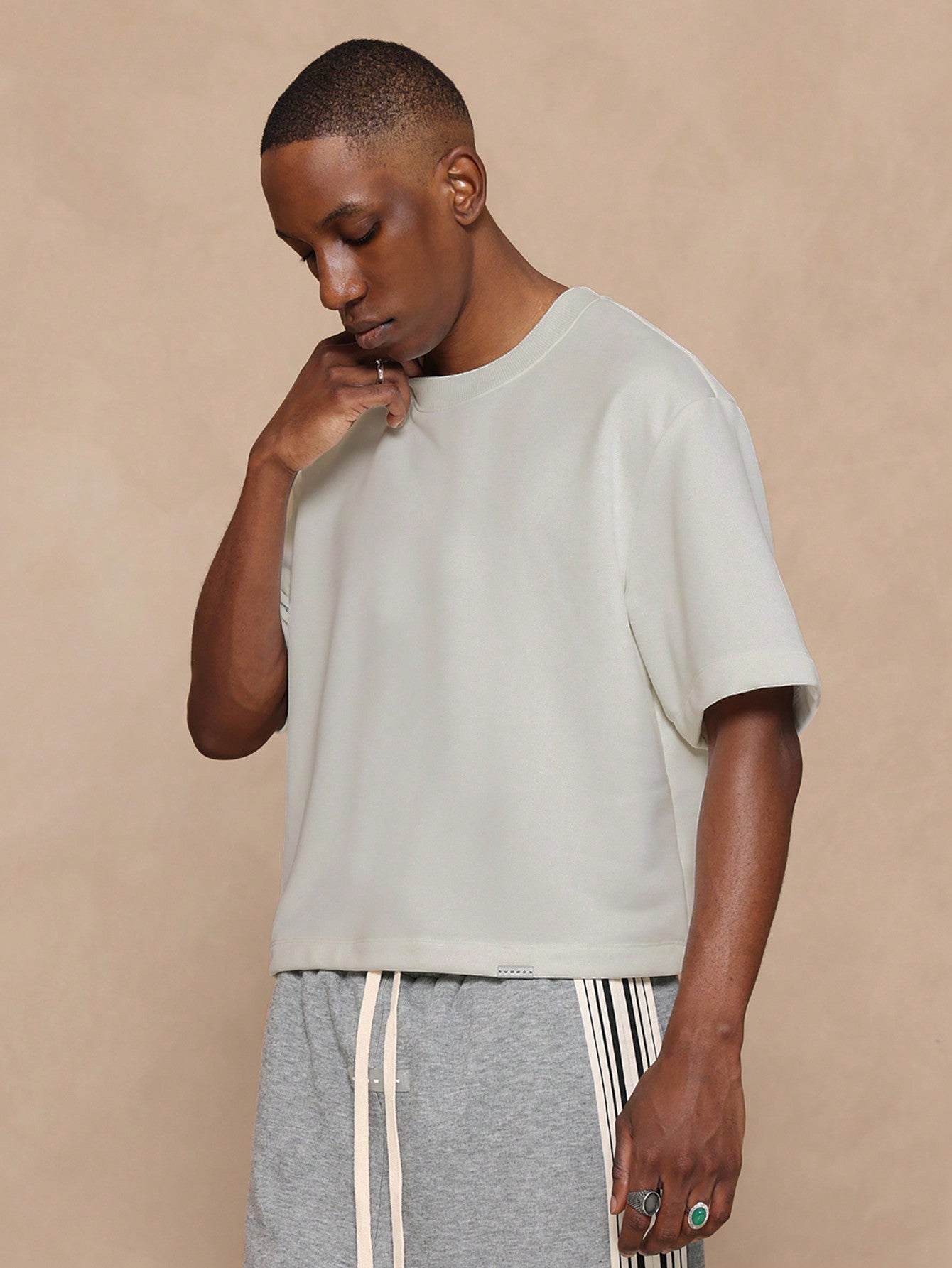 Crop Fit Premium Heavyweight Tee