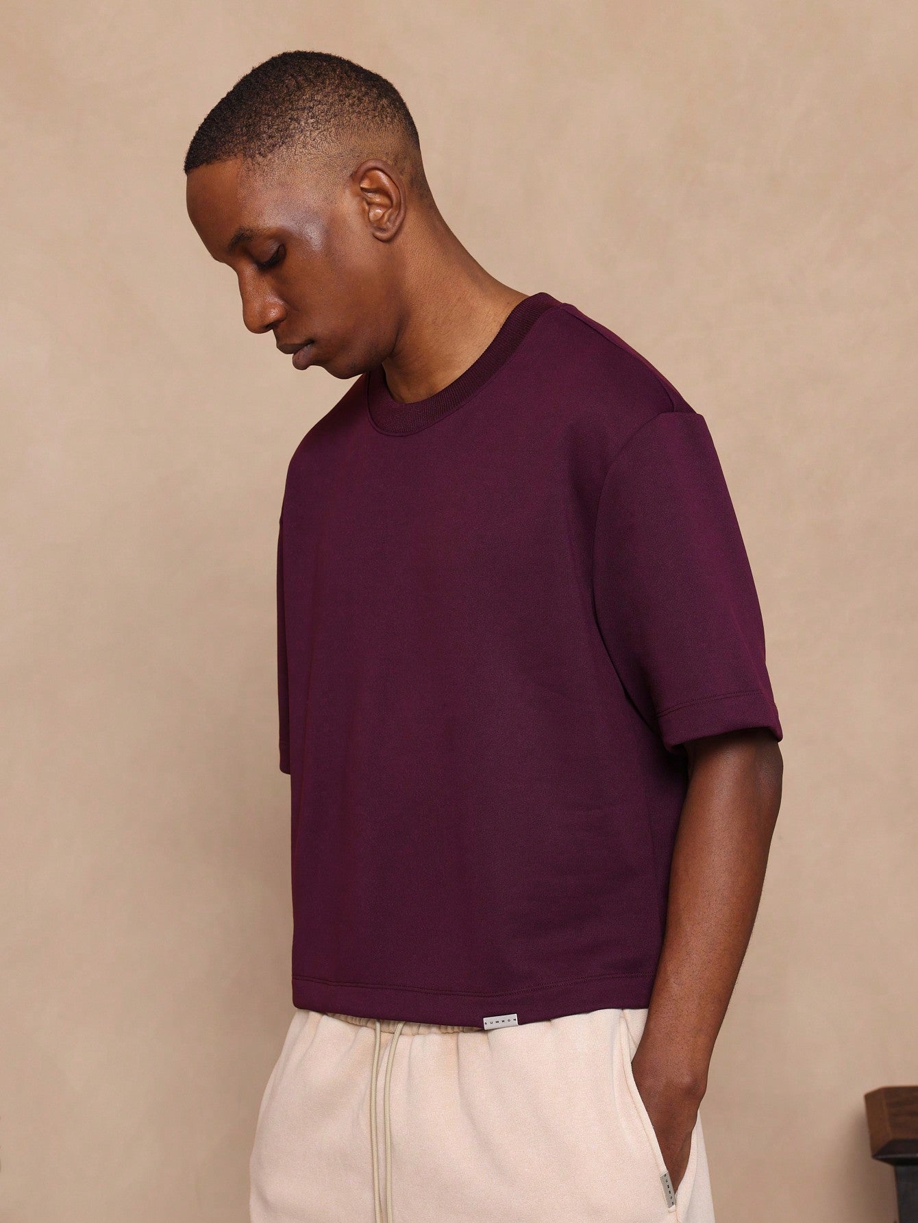 Crop Fit Premium Heavyweight Essential Tee