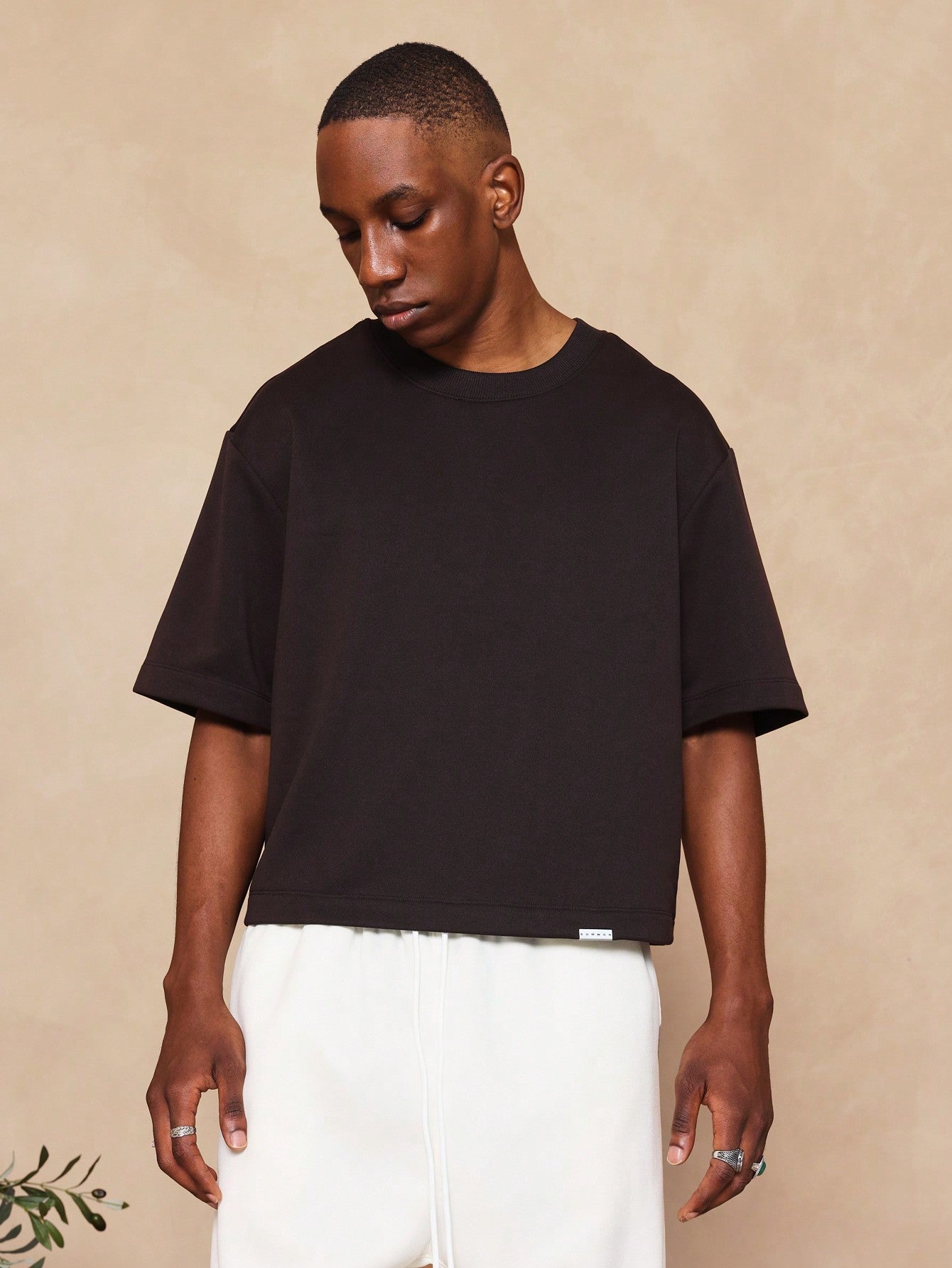 Crop Fit Premium Heavyweight Essential Tee