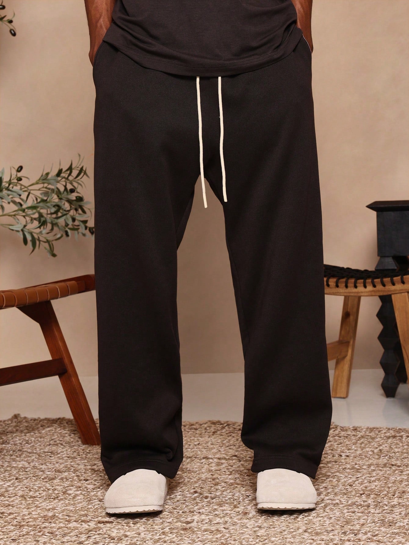 Drop Crotch Heavyweight Essential Jogger