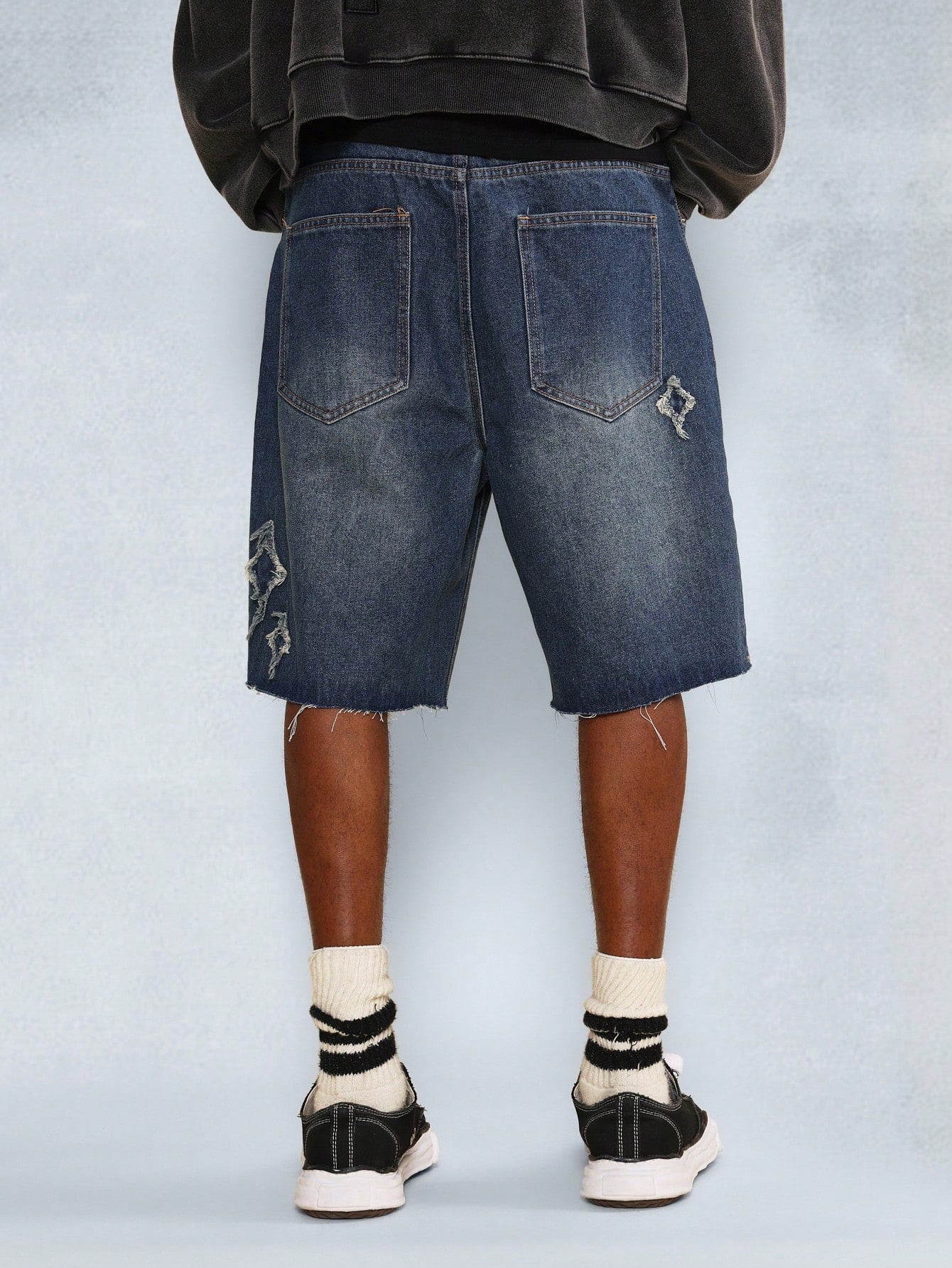 Denim Short With Applique