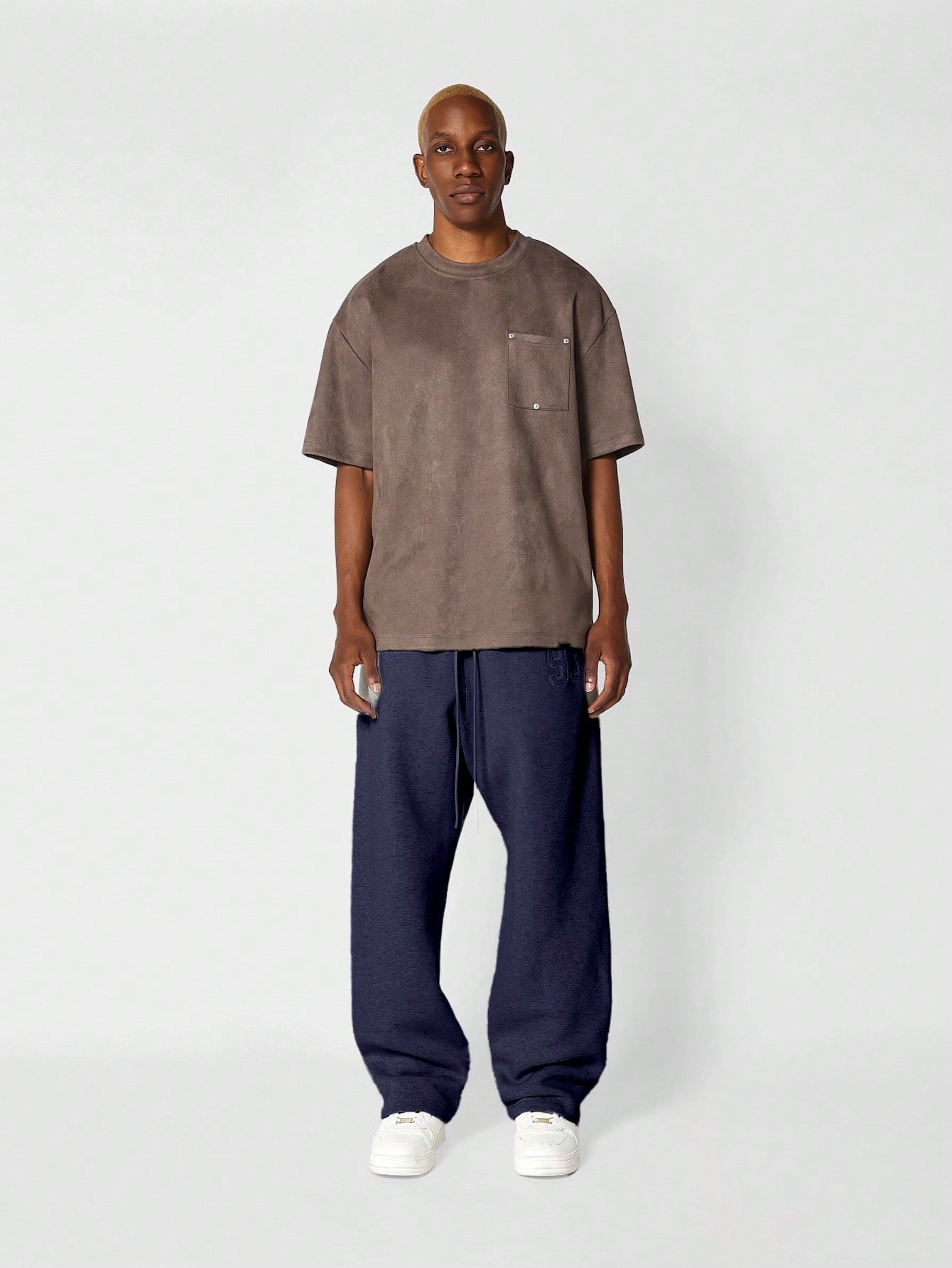 Drop Crotch Jogger With Front Applique