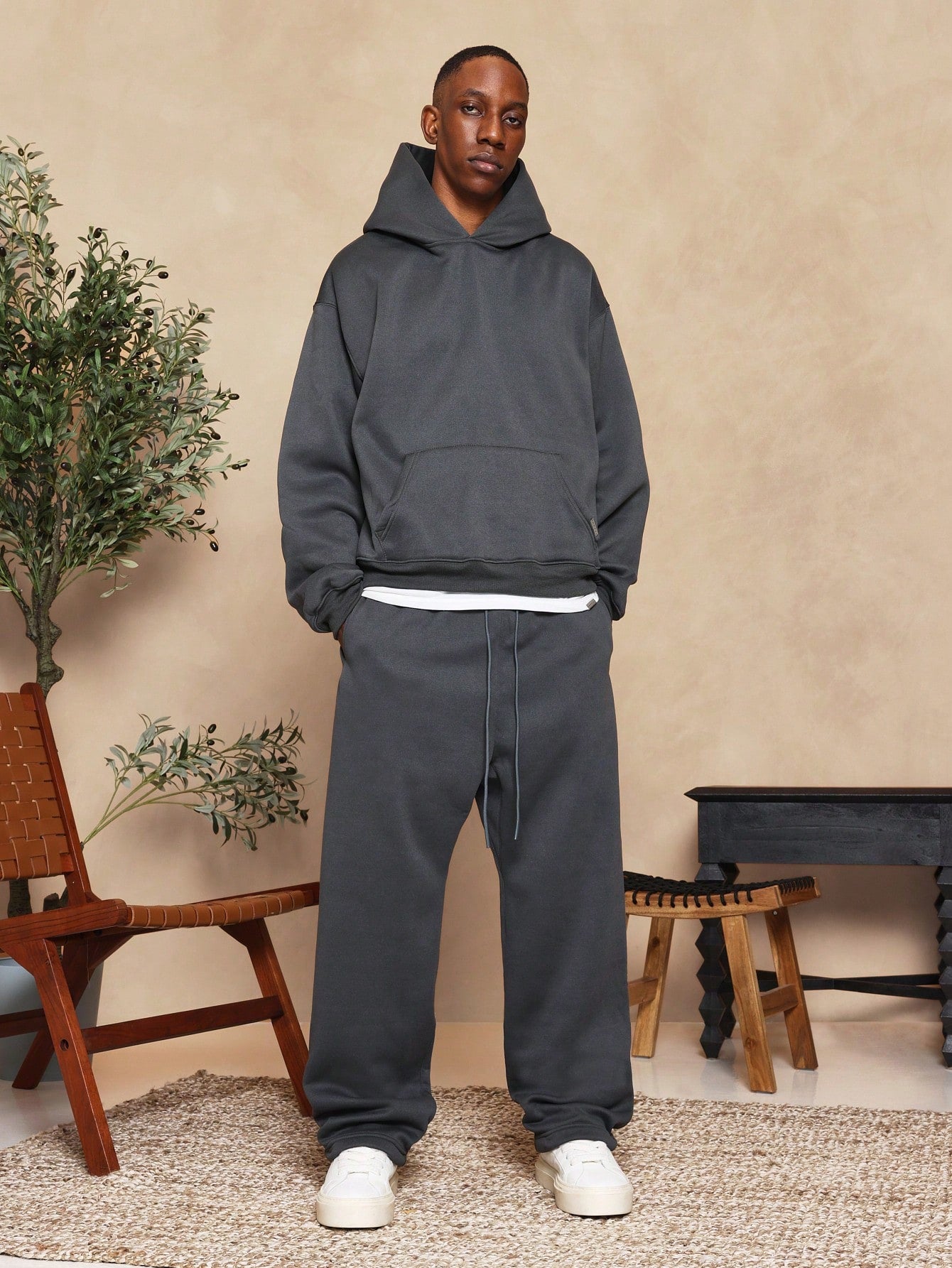 Regular Fit Essential Overhead Hoodie