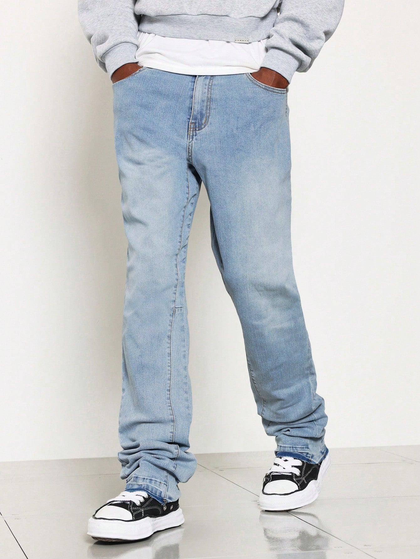 Flare Fit Washed Jean