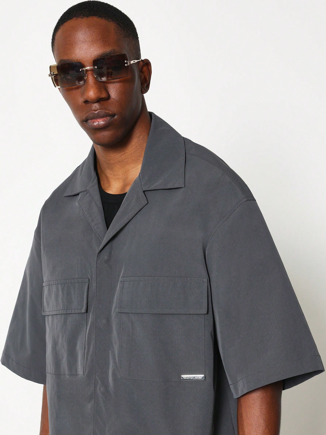 Boxy Fit Utility Shirt