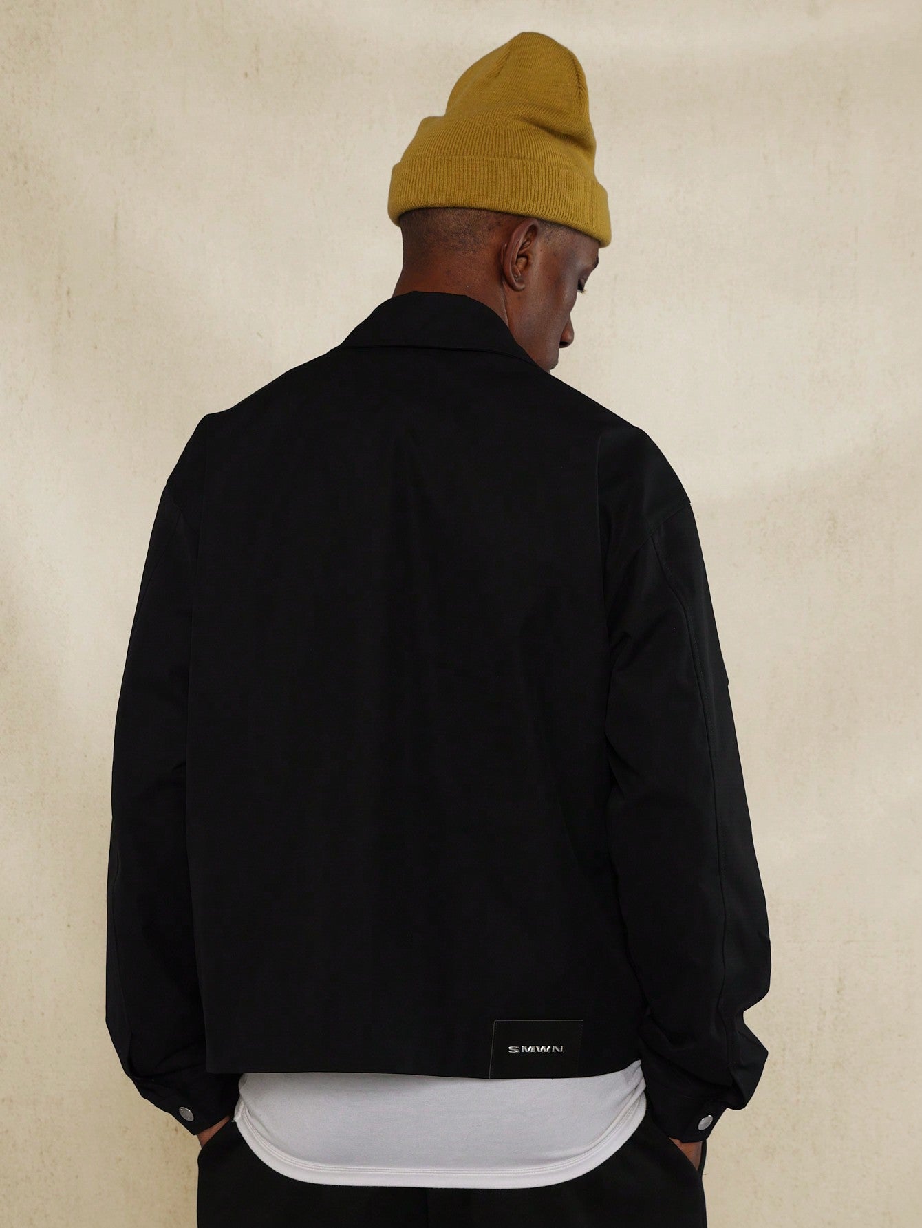 Boxy Fit Gabardine Utility Jacket