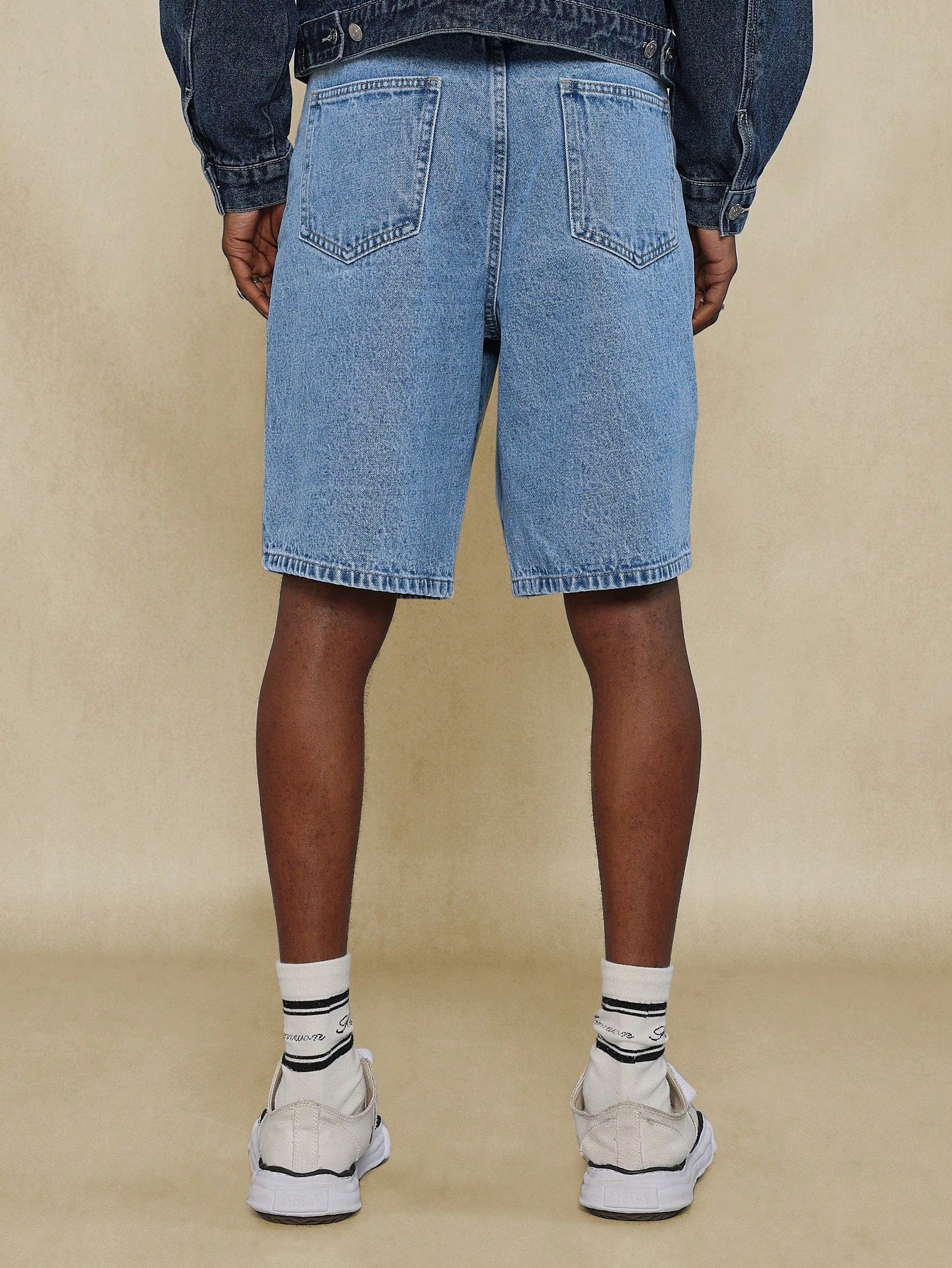 Washed Denim Short