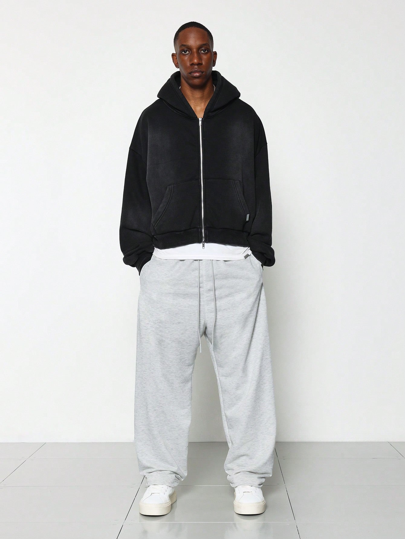 Drop Crotch Loop Back Essential Jogger