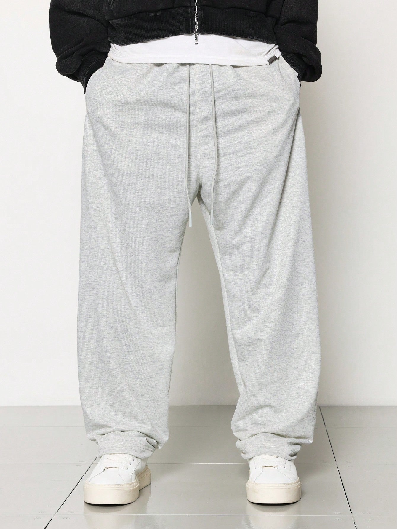 Drop Crotch Loop Back Essential Jogger