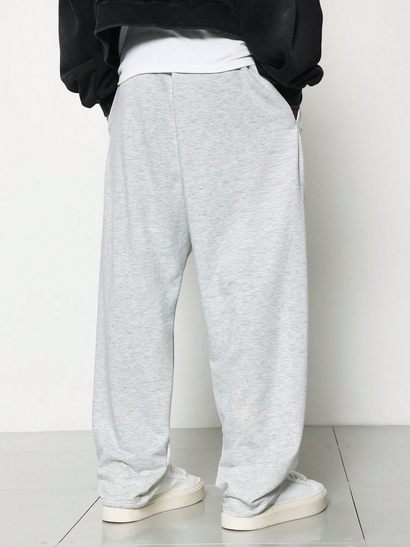 Drop Crotch Loop Back Essential Jogger