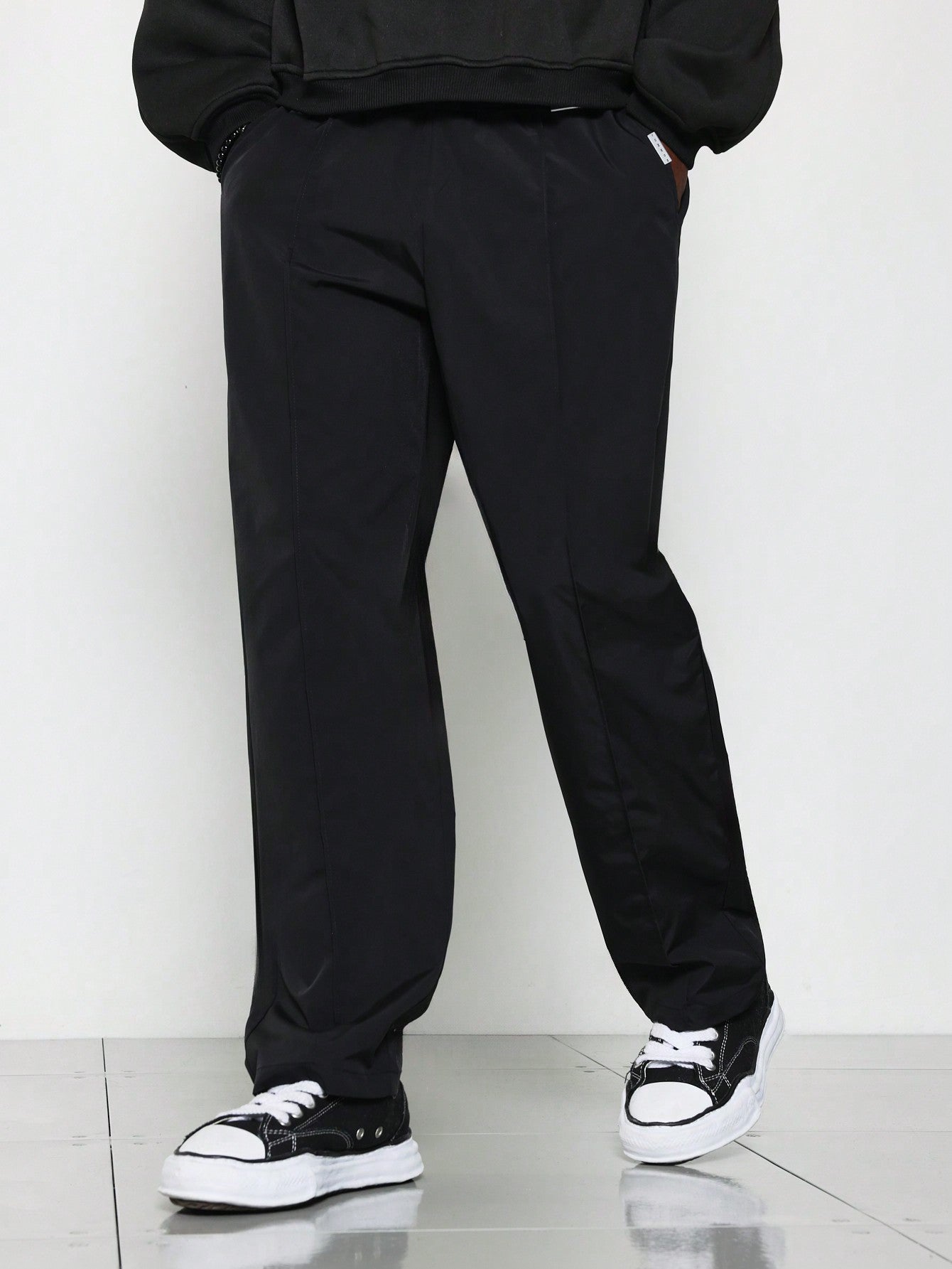 Straight Fit Pull On Nylon Pant