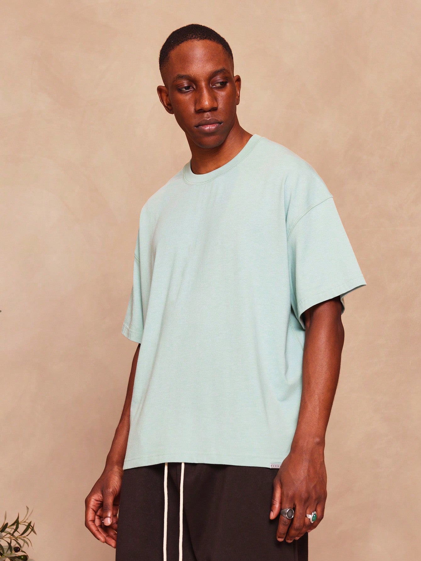 Boxy Fit Essential Short Sleeve Tee