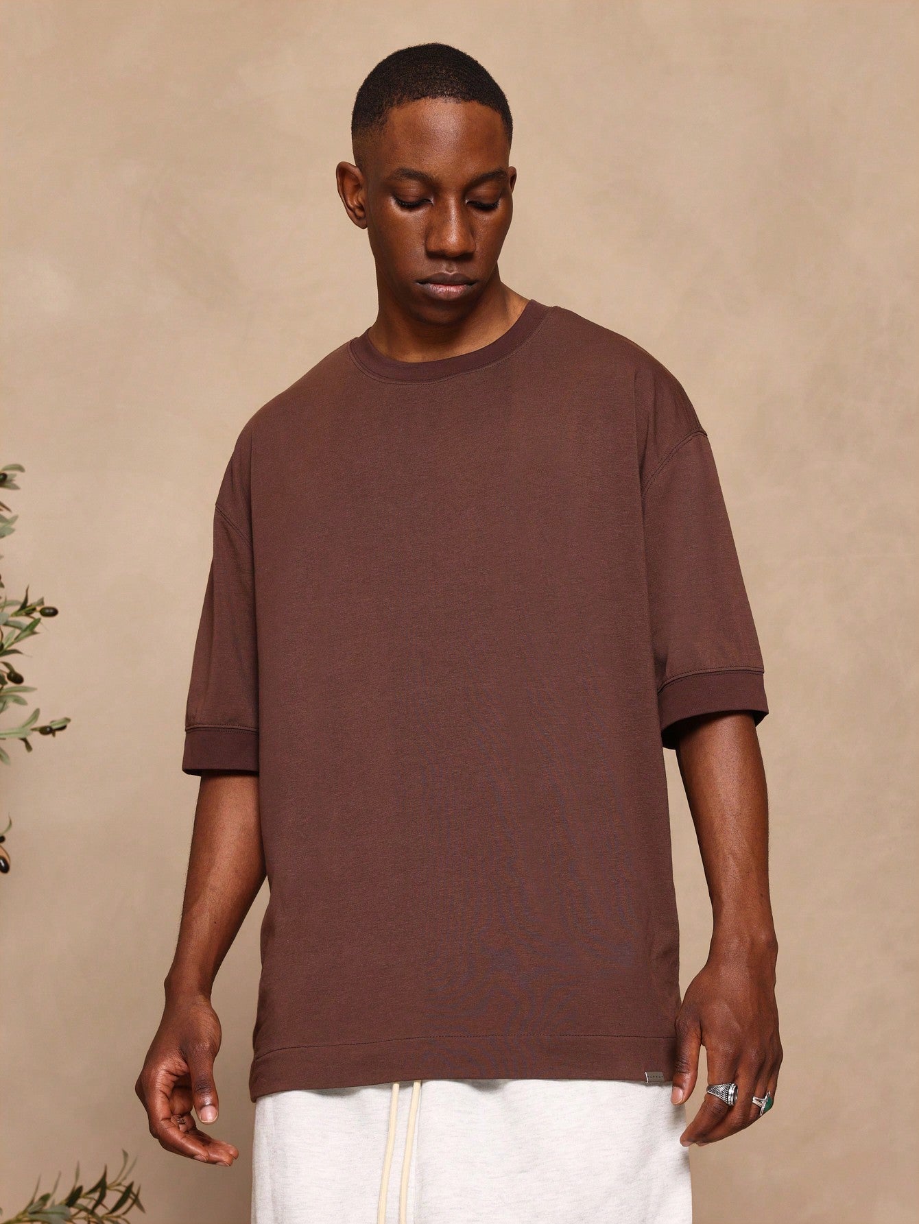 Oversized Fit Essential Short Sleeve Tee