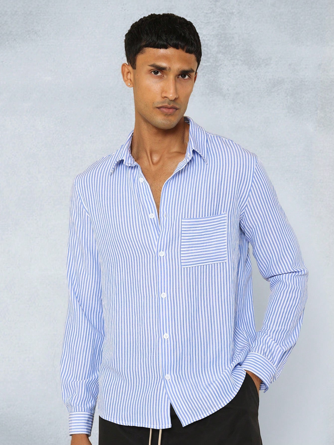 Slim Fit Stripe Shirt