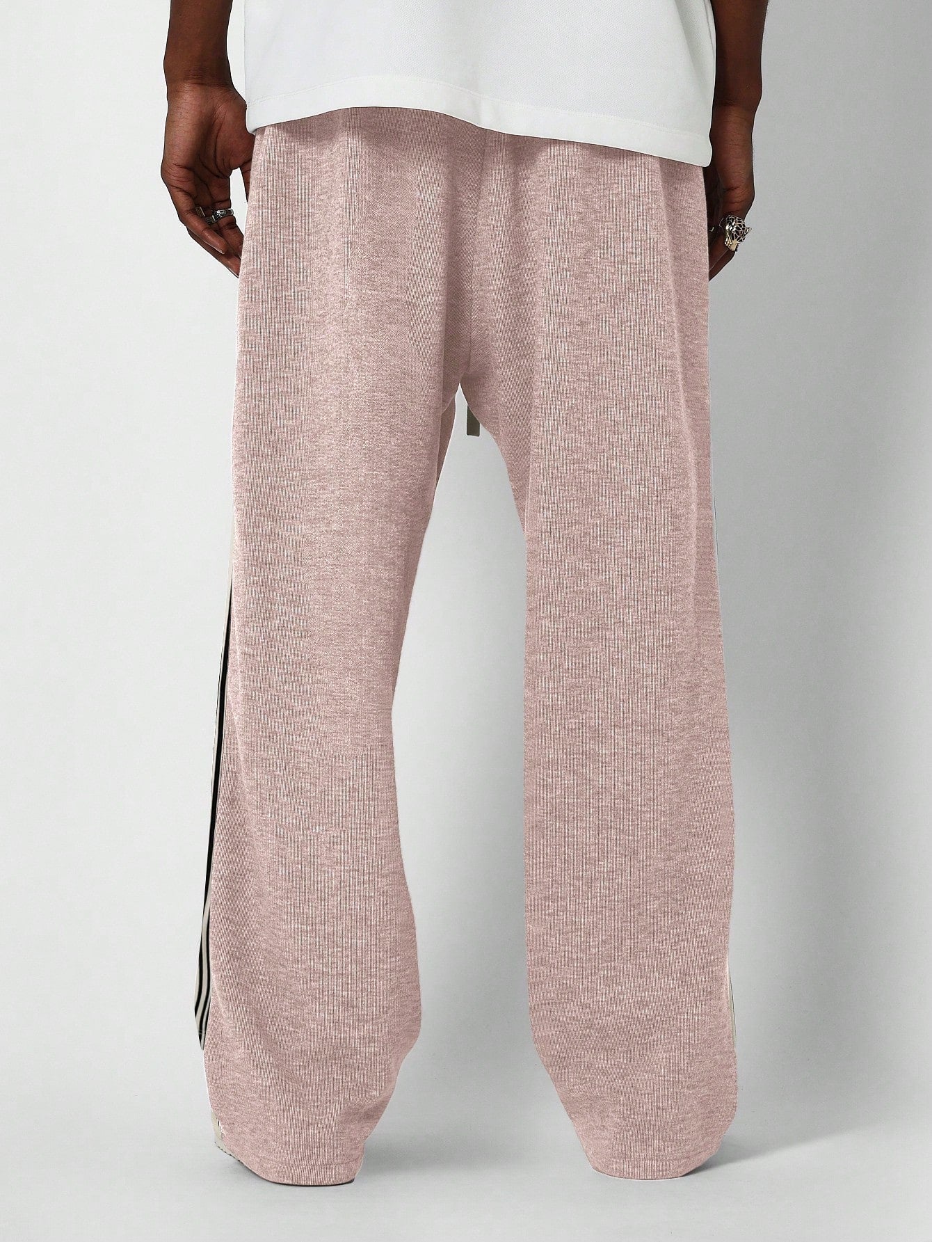 Straight Fit Jogger With Side Tape Detail