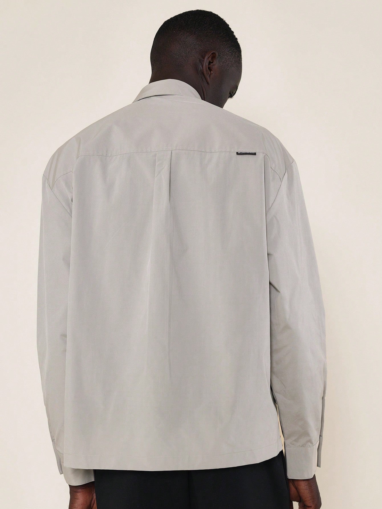 Regular Fit Nylon Utility Shirt