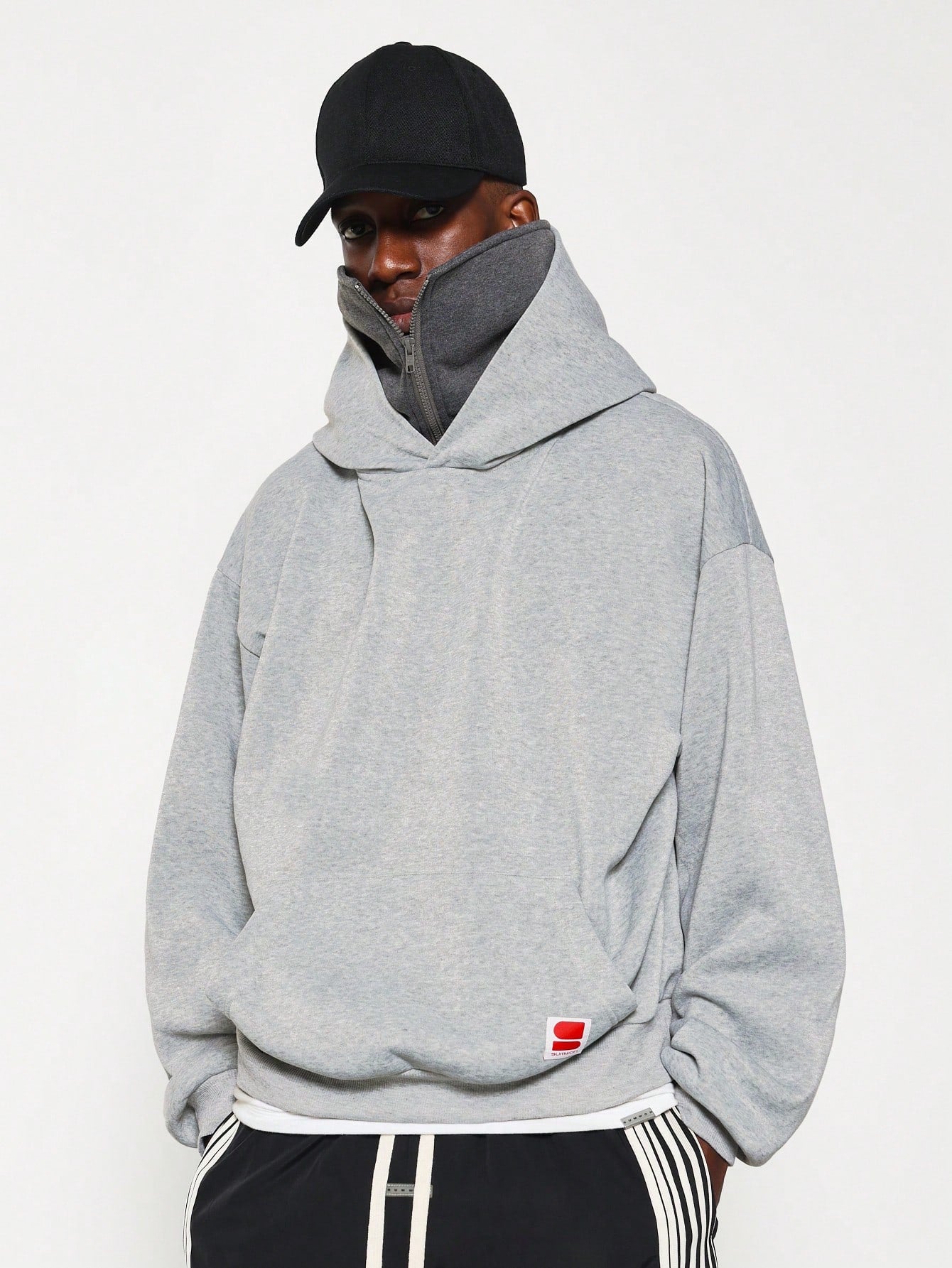 Regular Fit Masked Overhead Hoodie