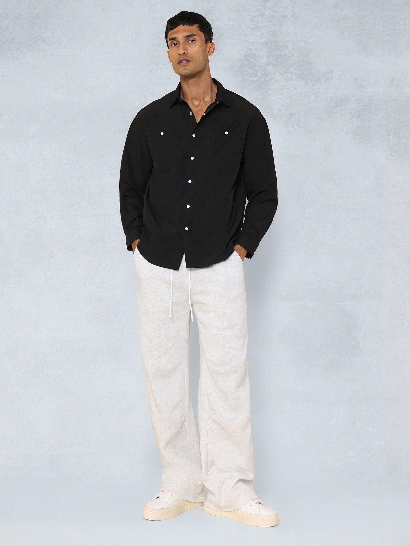 Regular Fit Western Poplin Shirt