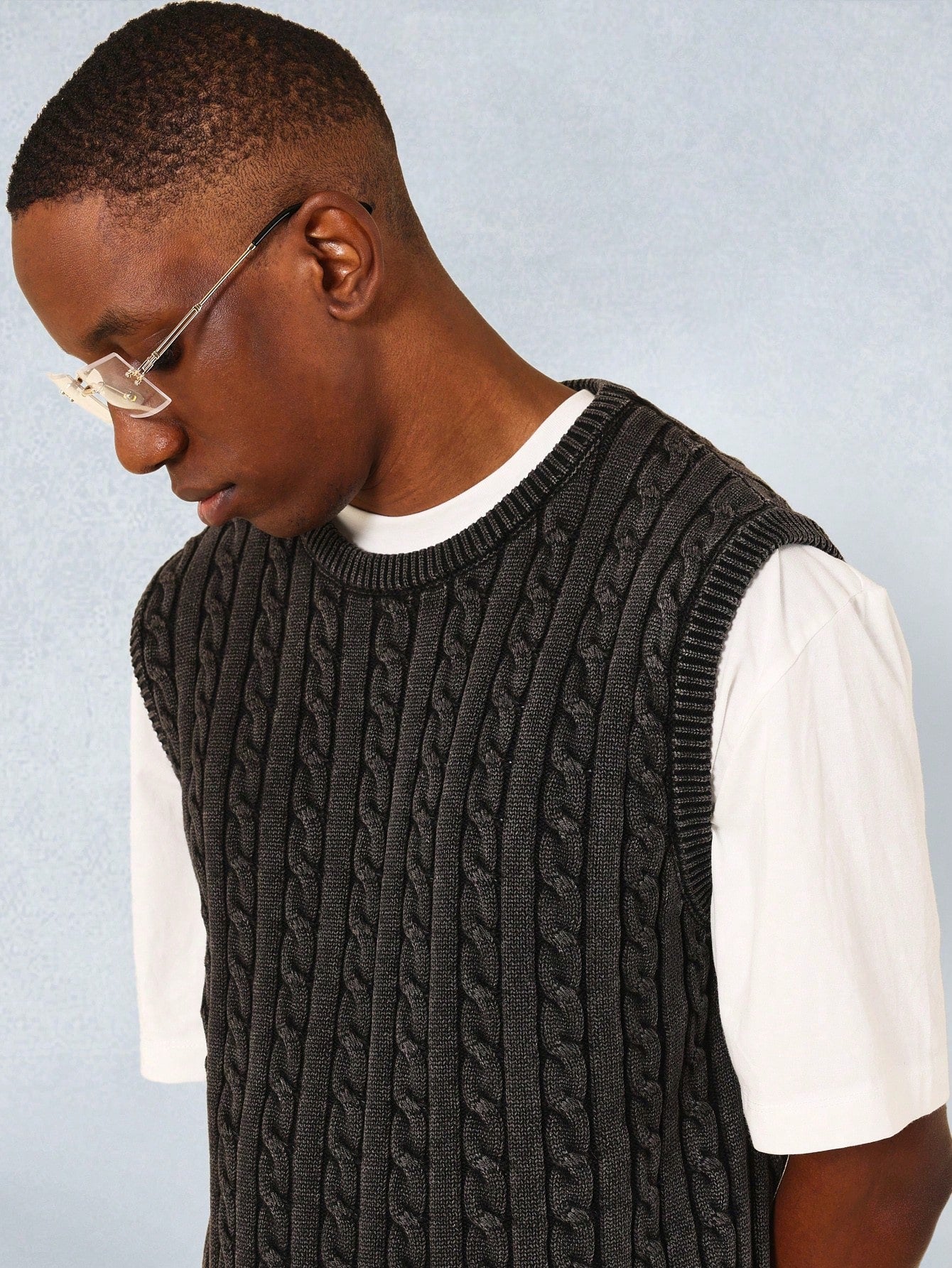 Washed Knit Vest