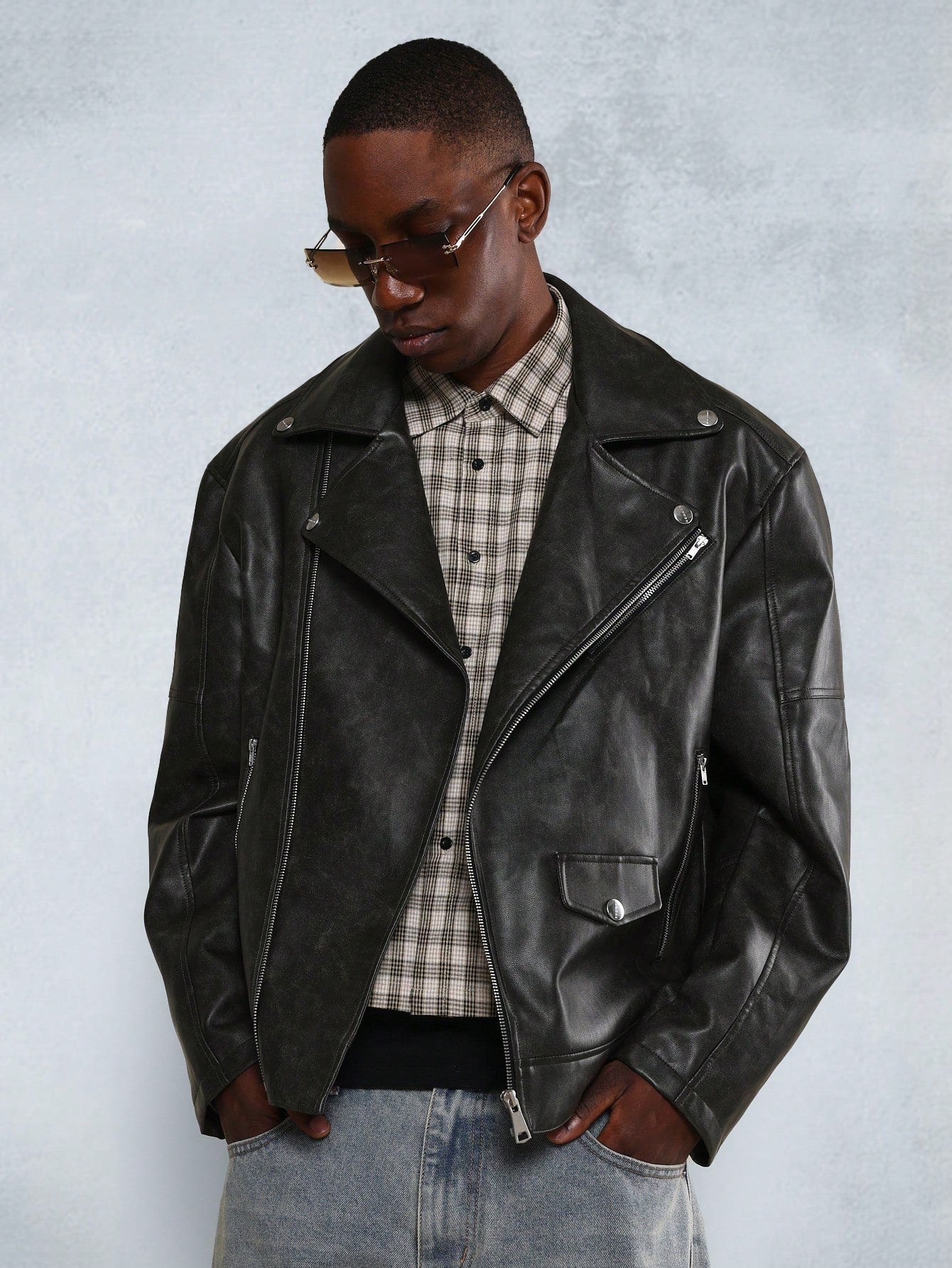 PU Biker Jacket