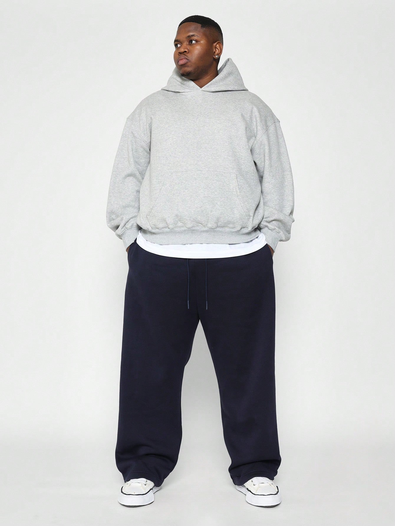 Plus Size Overhead Essential Hoodie