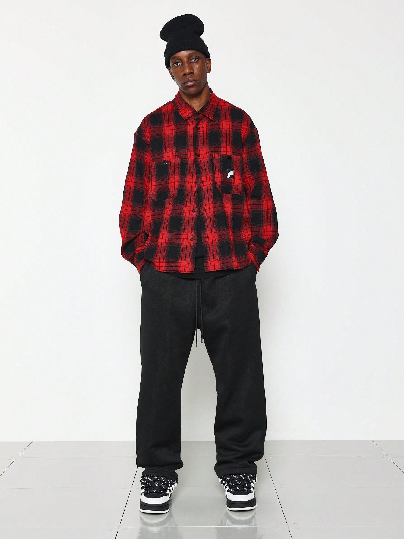 Regular Fit Long Sleeve Checkered Shirt