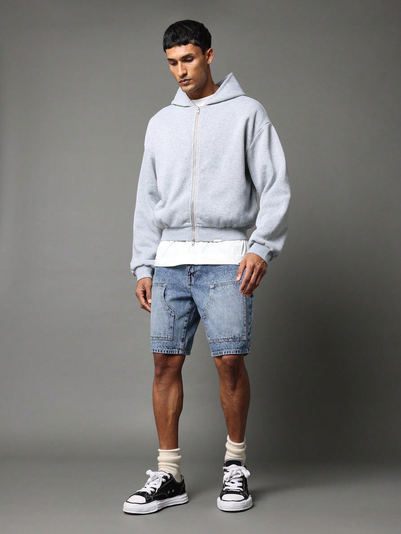 Washed Carpenter Denim Short