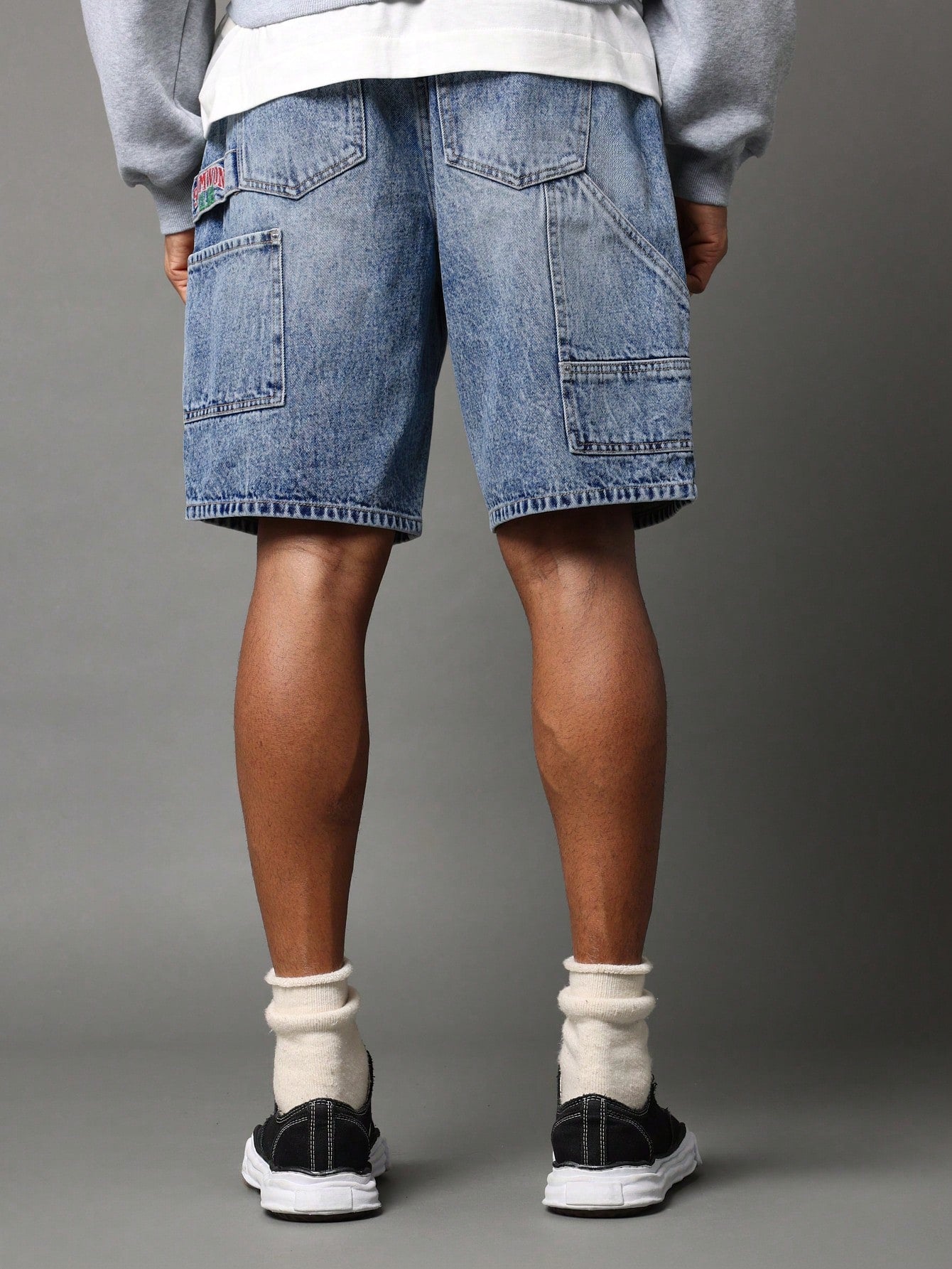 Washed Carpenter Denim Short