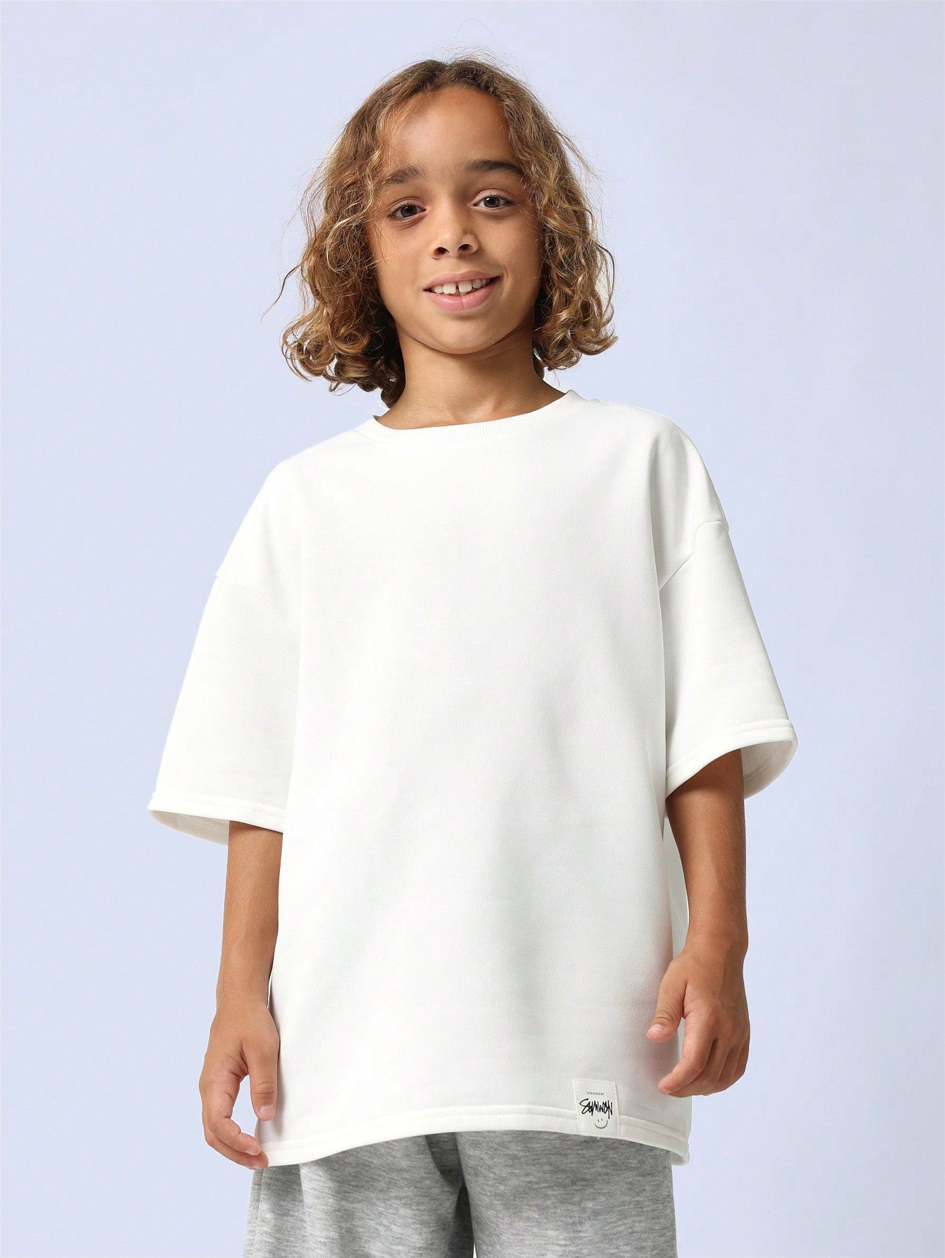 Tween Boys Oversized Tee And Straight Fit Jogger 2 Piece Set