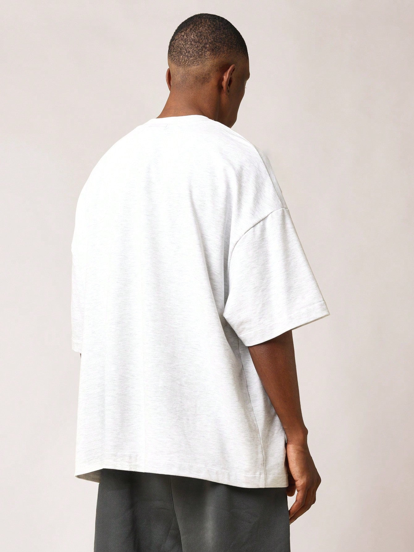 Oversized Fit Essential Tee With Pocket Detail