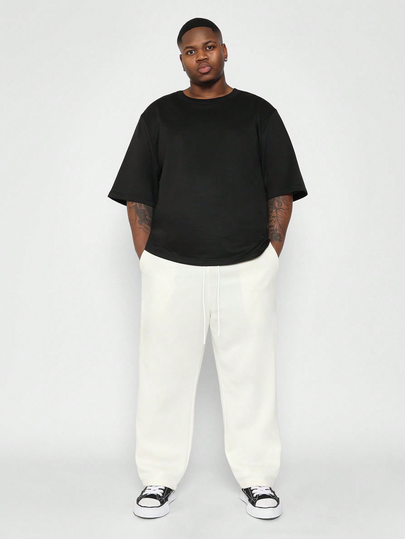 Plus Size Straight Fit Essential Jogger