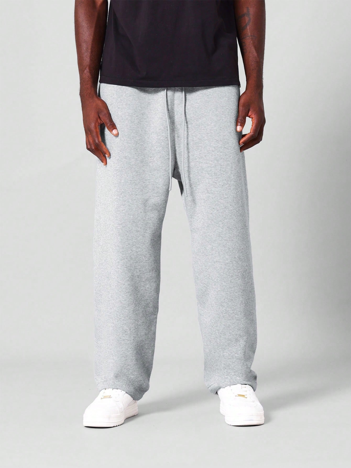 Straight Fit Essential Drop Crotch Jogger