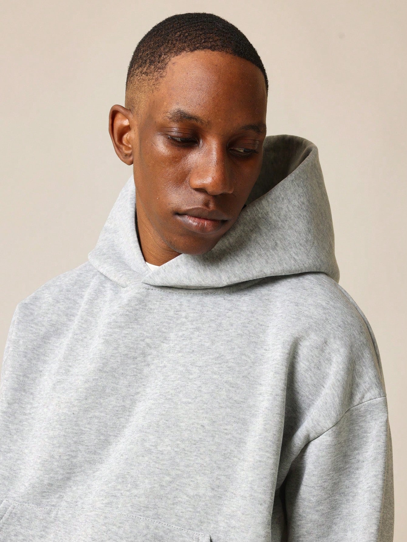 Crop Fit Overhead Essential Hoodie