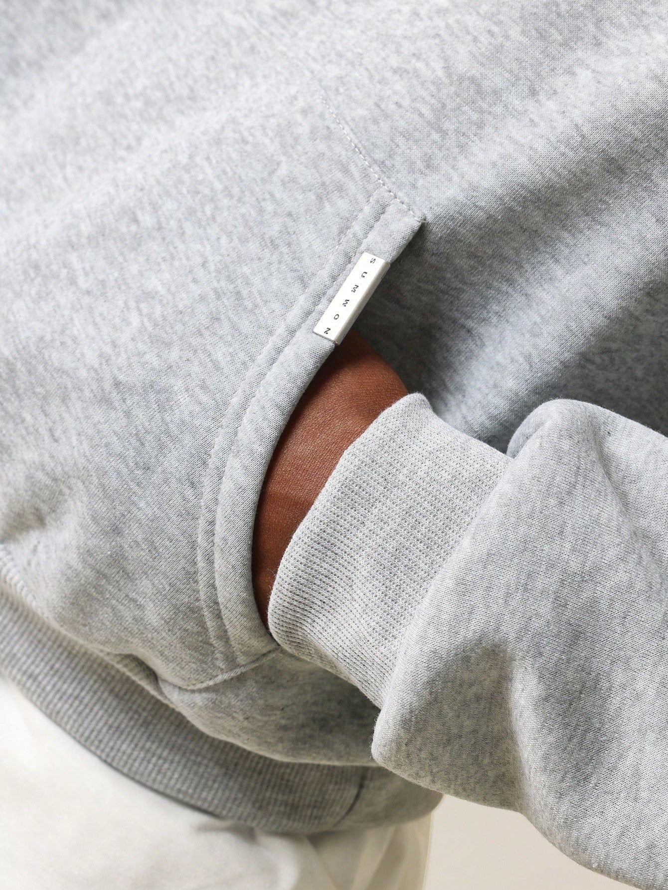 Crop Fit Overhead Essential Hoodie