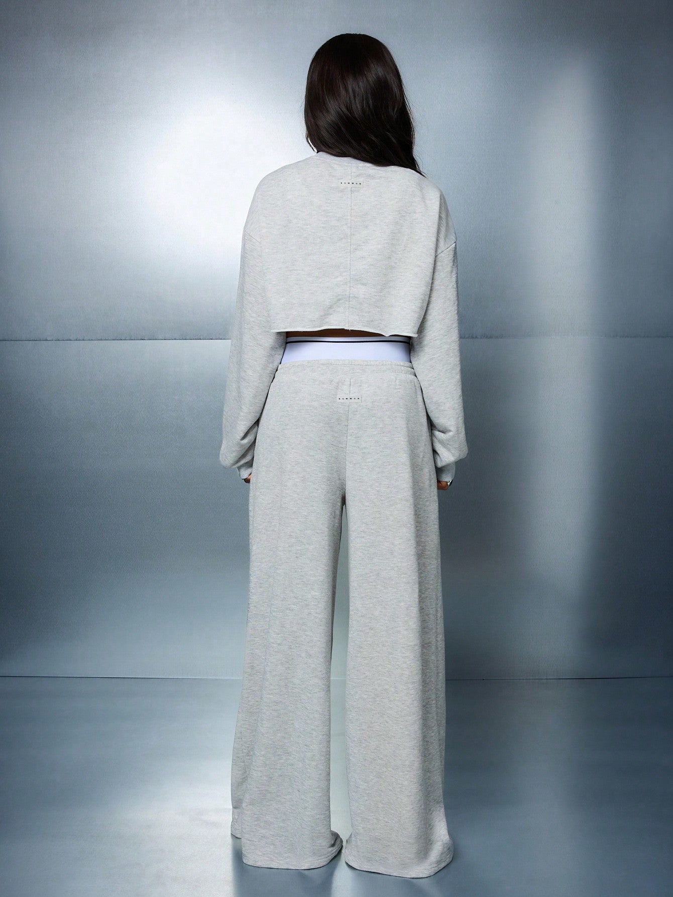 SUMWON WOMEN Pull On Wide Leg Jogger Pants With Draw Cords