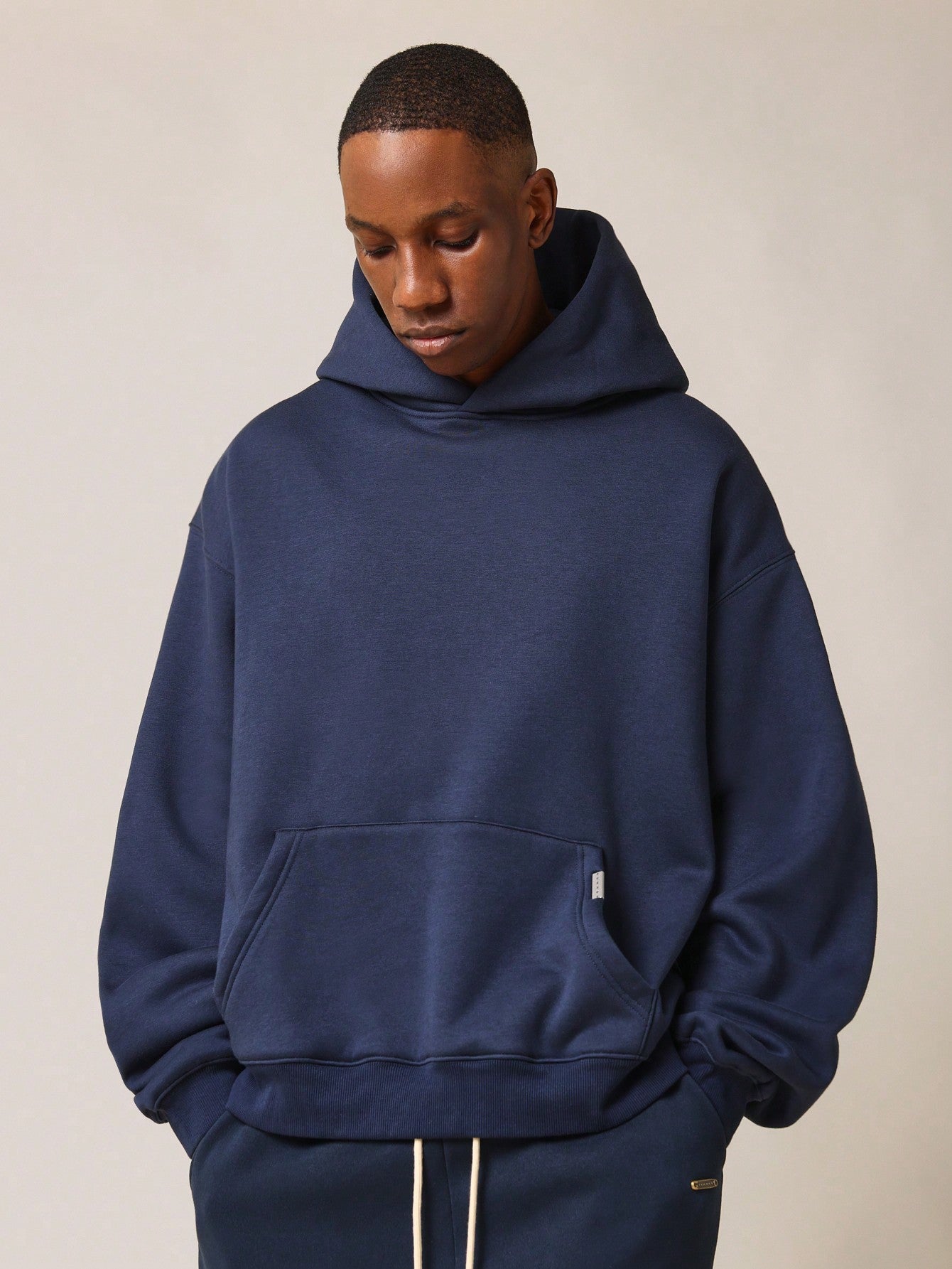 Regular Fit Essential Premium Heavyweight Overhead Hoodie In 340 Gsm