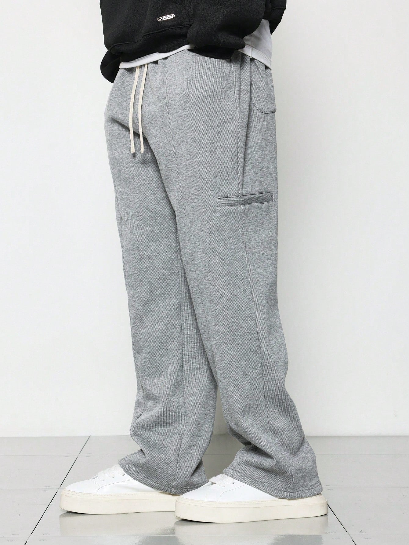 Flare Fit Sweatpants With Drawcord