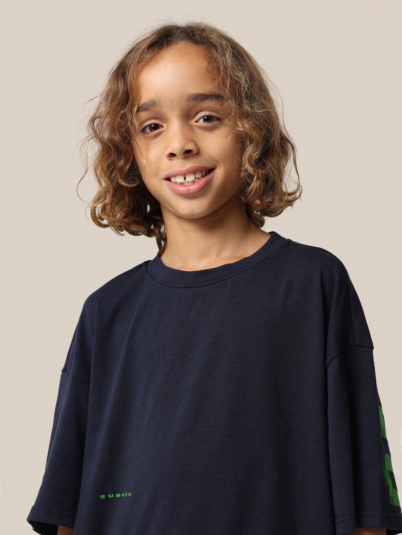 Tween Boys Oversized California Graphic Print Tee