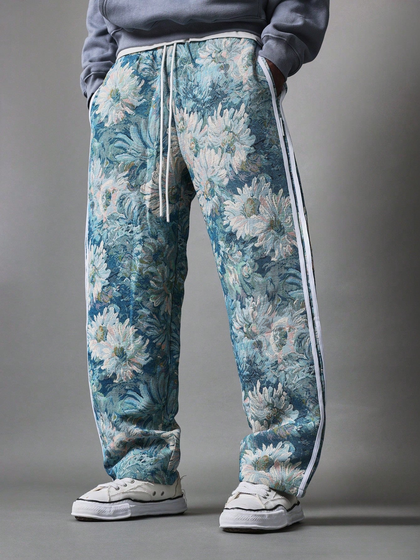 Skater Fit Stripe Tapestry Jacquard Pant