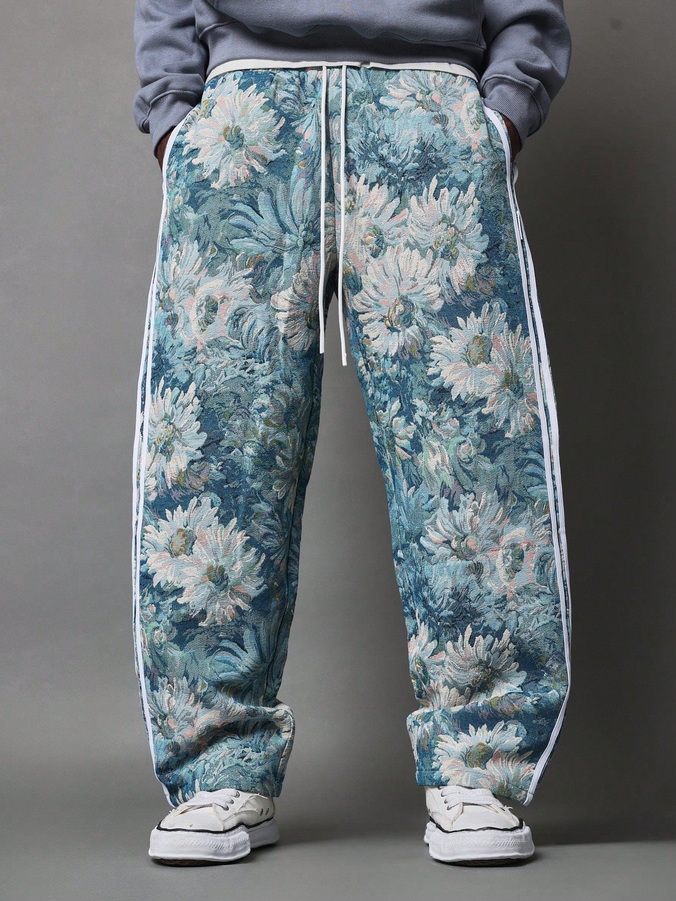 Skater Fit Stripe Tapestry Jacquard Pant