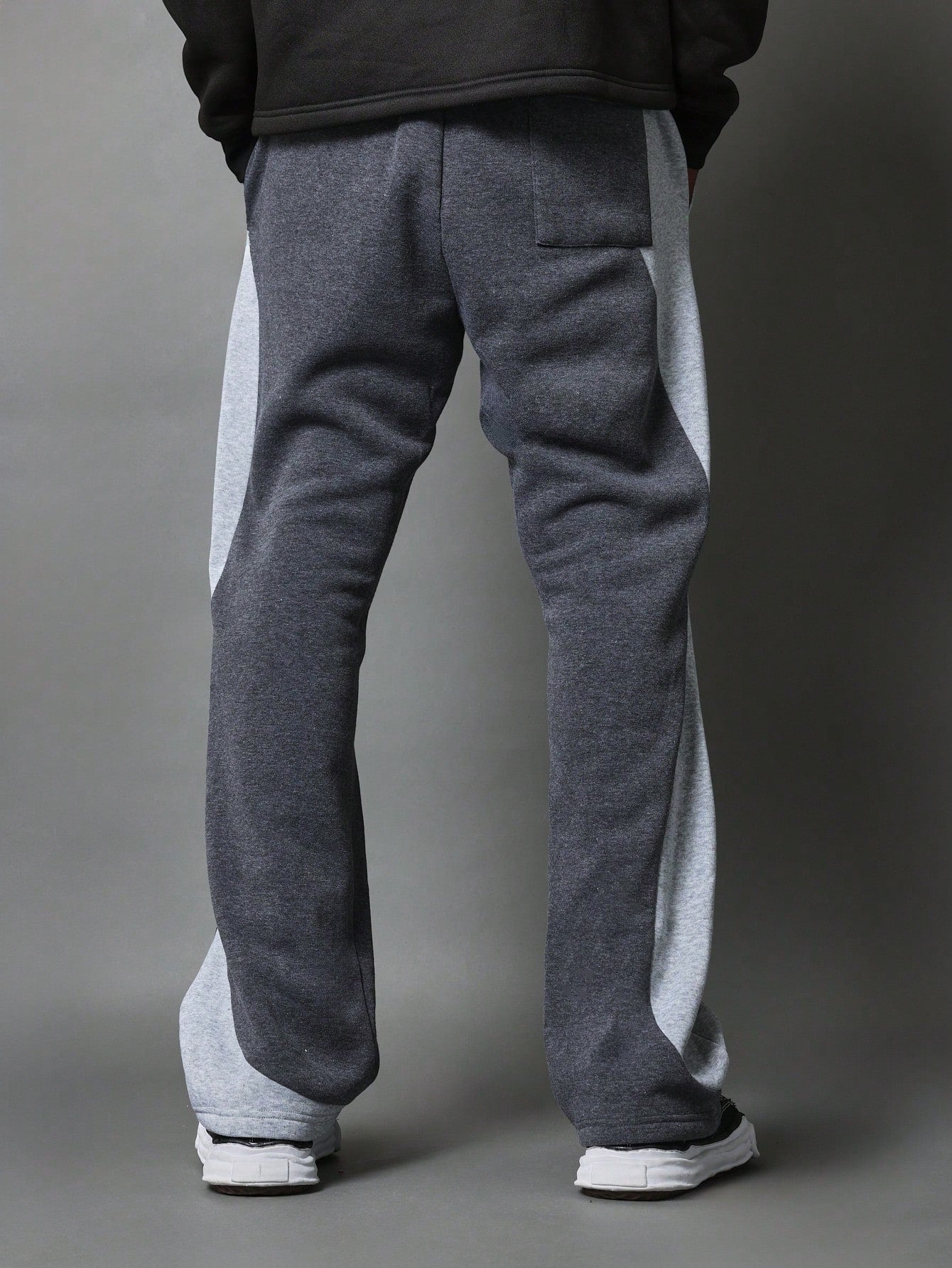 Flare Fit Contrast Colour Curve Sweatpants