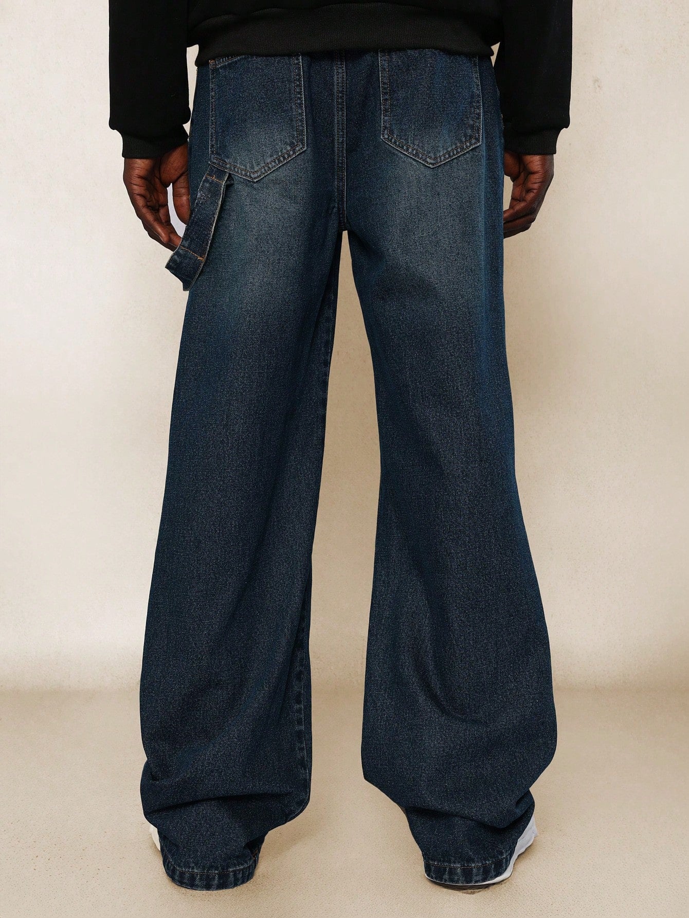 Wide Leg Crisscross Waist Jean