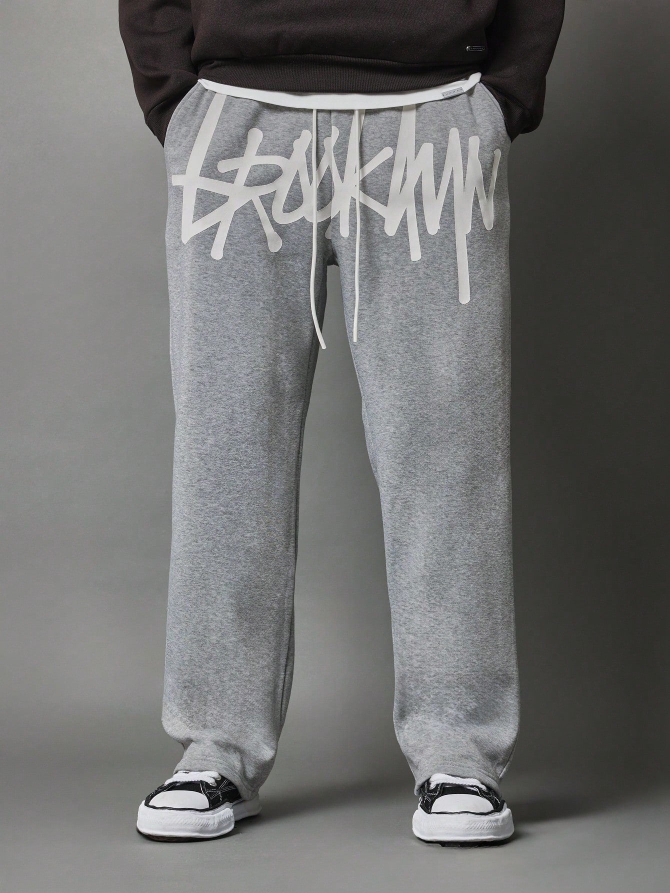 Loose Fit Brooklyn Graphic Print Sweatpants